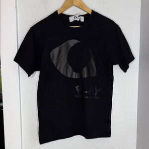 PLAY Comme des Garçons Black Graphic Tee Size M